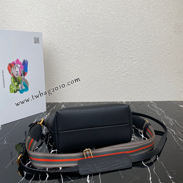 Prada專櫃新款雙肩帶手提包 1BA111 普拉達鹿皮紋牛皮女款肩背包 csp1694